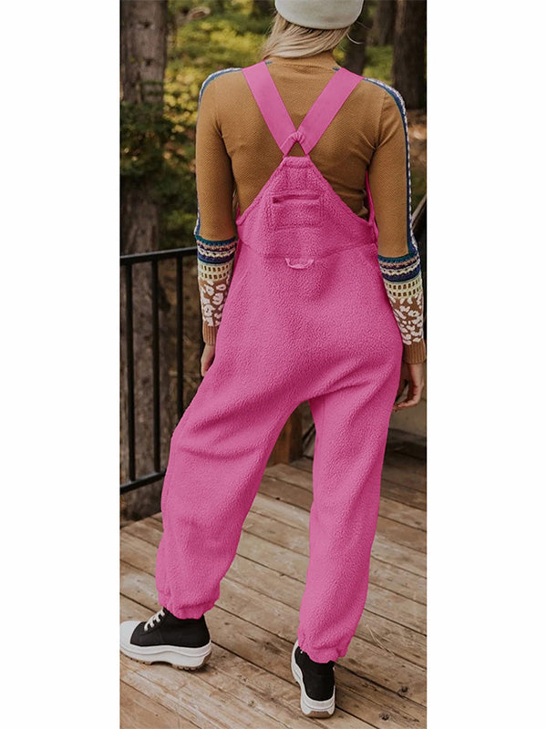 Hailey™ Cozy Fleece Overalls