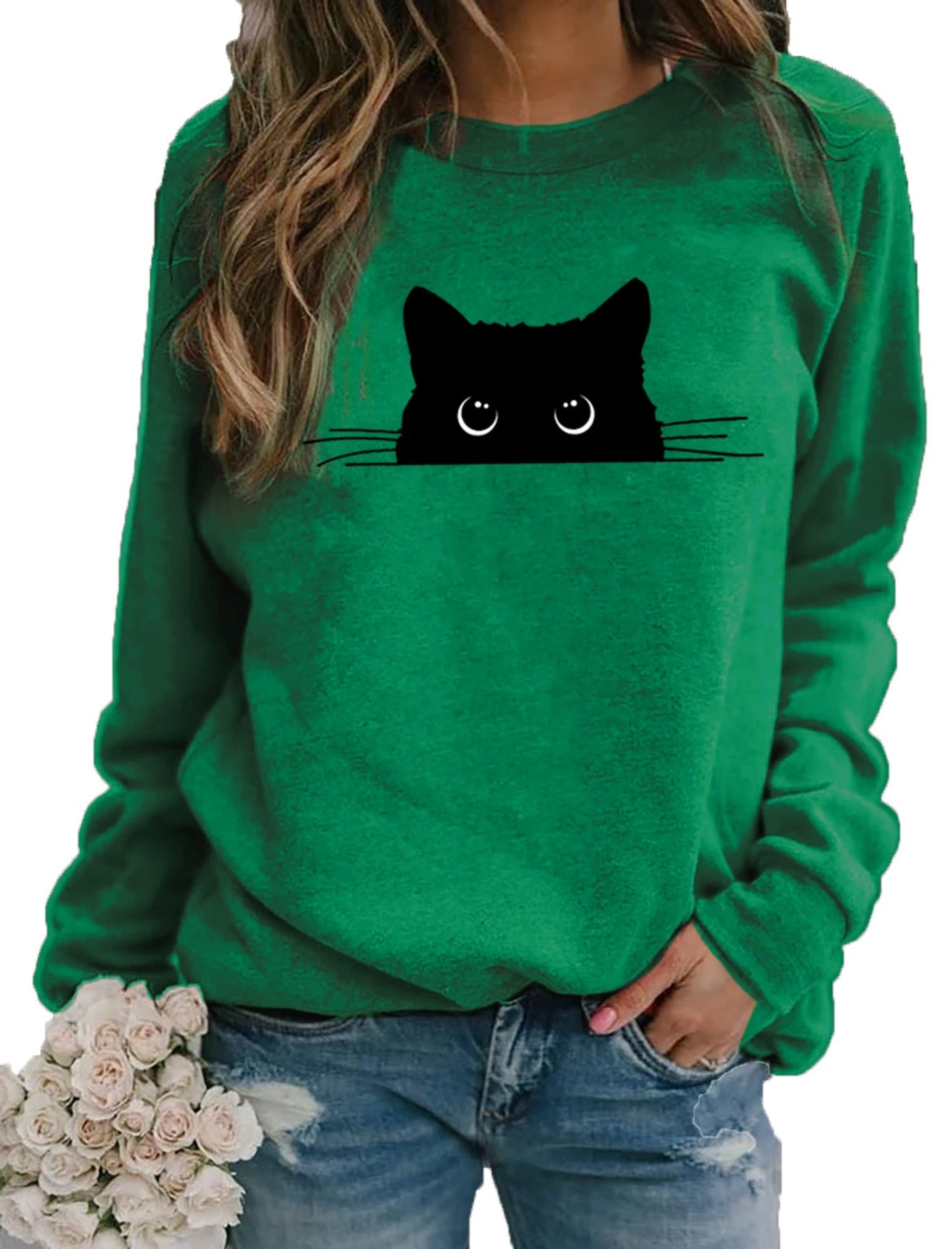 Evelyn™ Casual Cat Sweatshirt