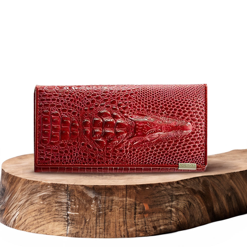 Fioretta® | Elegant Embossed RFID Wallet