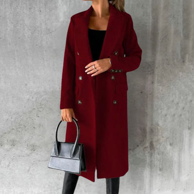 Judith™ Elegant Wool Trenchcoat