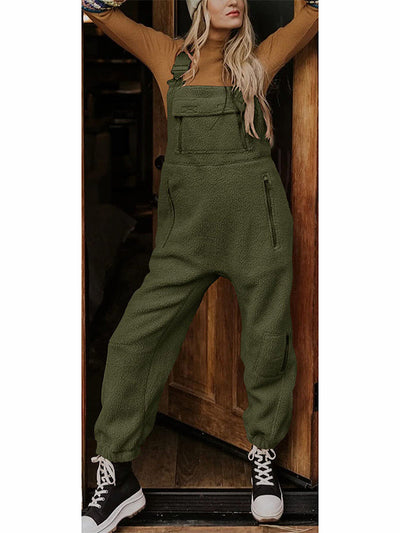 Hailey™ Cozy Fleece Overalls