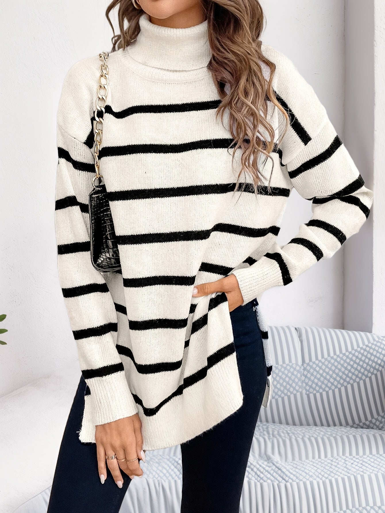 Maya™ Striped Sweater