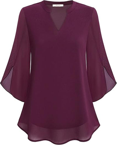 Debbie™ Elegant Chiffon Blouse