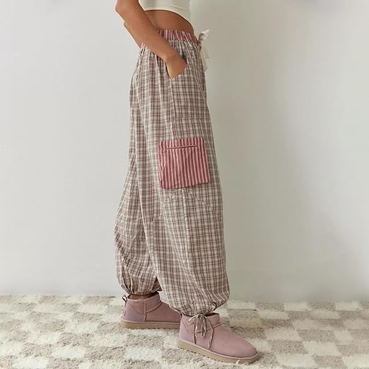 Ava 2-Piece Women's Loungewear Set – Plaid Pajamas