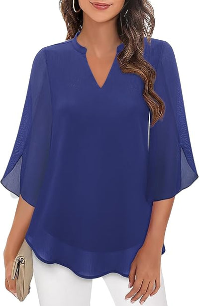 Debbie™ Elegant Chiffon Blouse