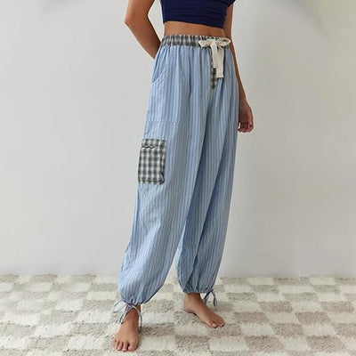 Ava 2-Piece Women's Loungewear Set – Plaid Pajamas