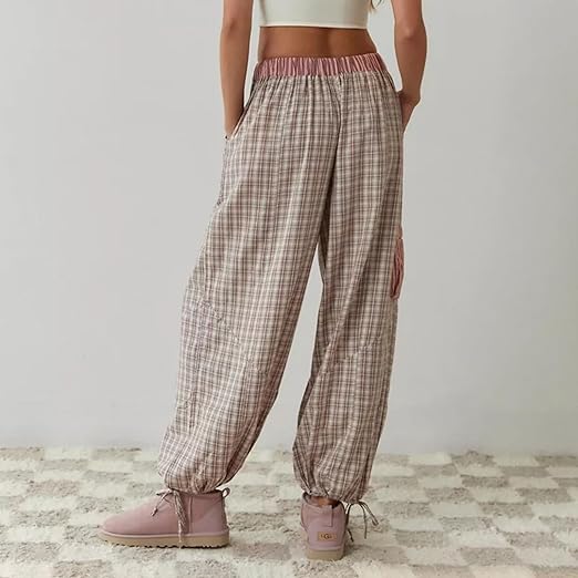 Ava 2-Piece Women's Loungewear Set – Plaid Pajamas