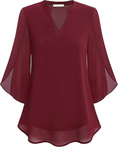 Debbie™ Elegant Chiffon Blouse