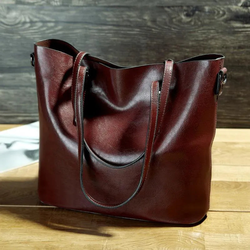 Nicole® | Vintage Leather Shoulder Bag