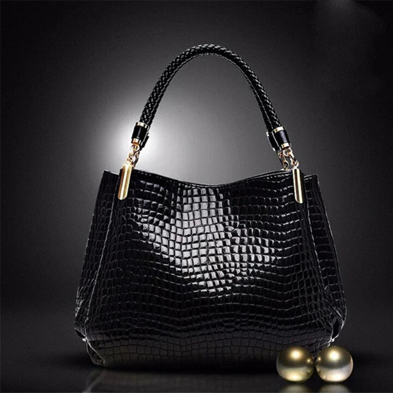 Bellina® | Durable Elegance Handbag with Crocodile Pattern