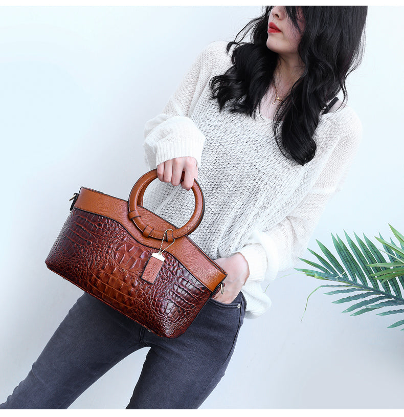 Valentina® | Classic Croc Vintage Versatile Bag