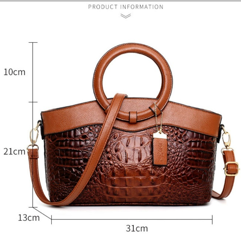 Valentina® | Classic Croc Vintage Versatile Bag