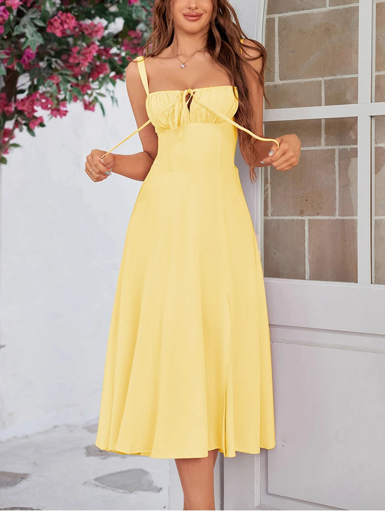 Lesley - Elegant Sculpting Maxi Dress