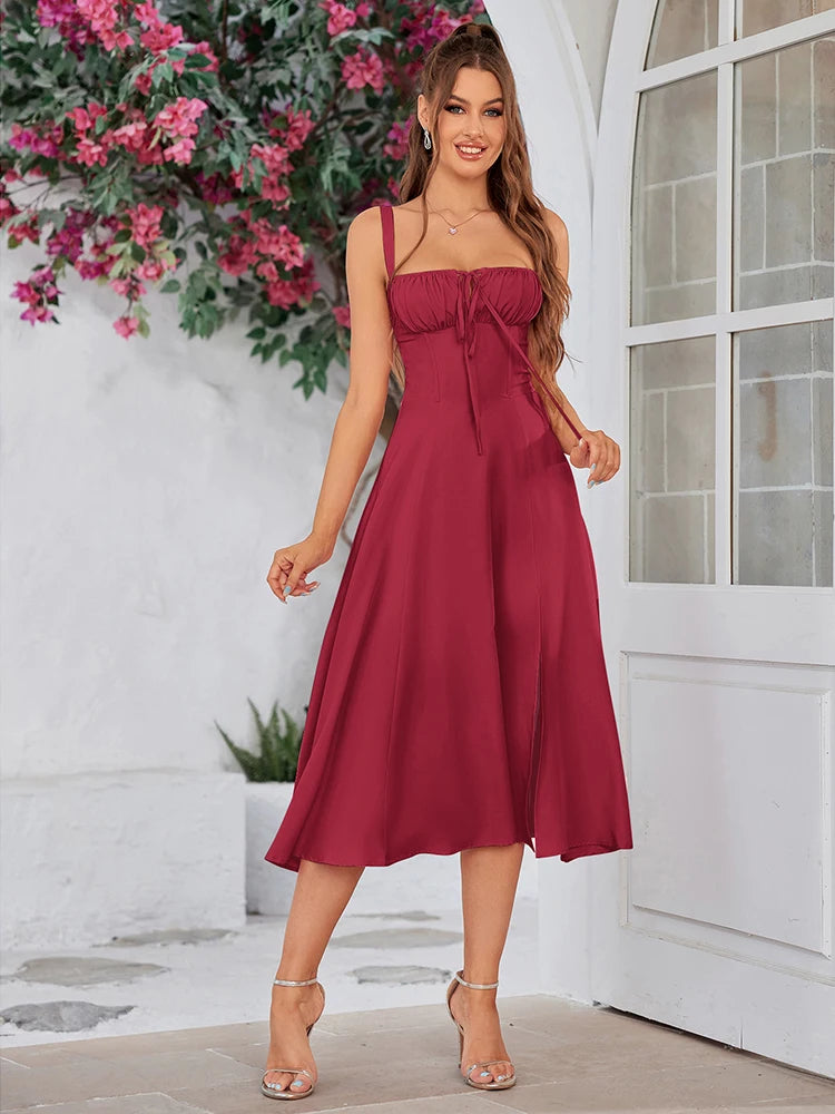 Lesley - Elegant Sculpting Maxi Dress