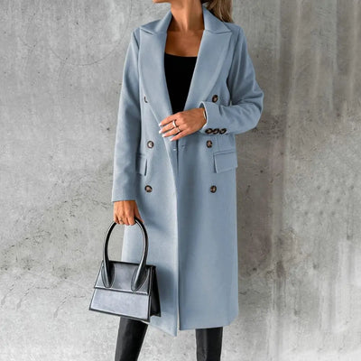 Judith™ Elegant Wool Trenchcoat