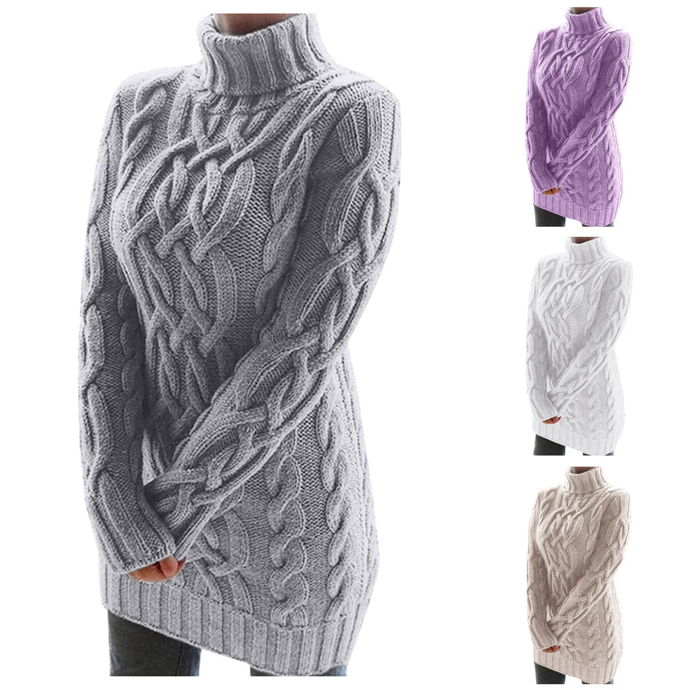 Heather™ Long Knitted Sweater