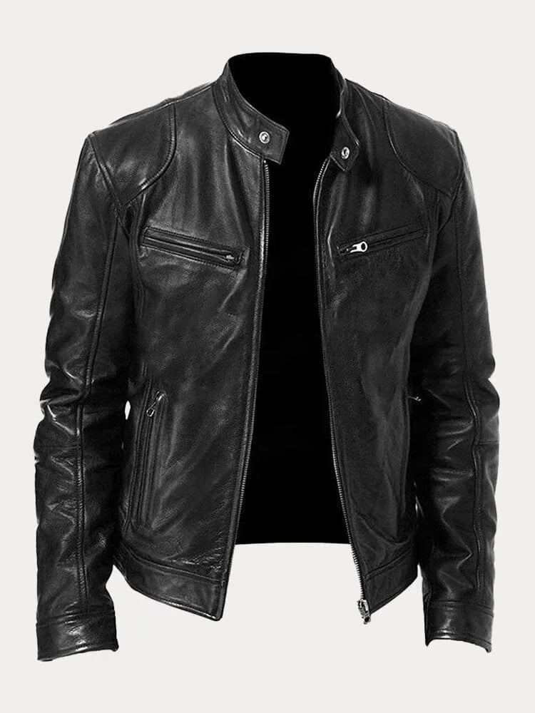 DAVIDE® - Casual Leather Jacket