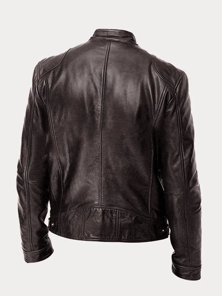 DAVIDE® - Casual Leather Jacket