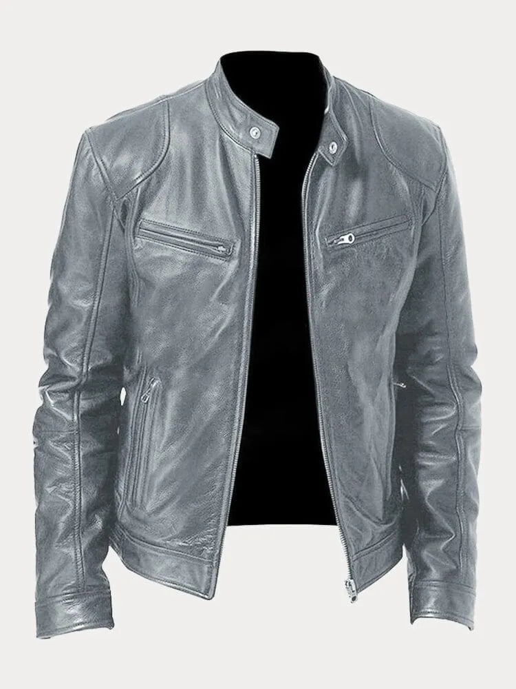 DAVIDE® - Casual Leather Jacket