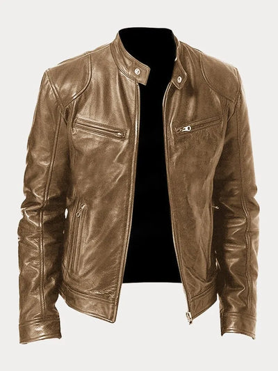 DAVIDE® - Casual Leather Jacket