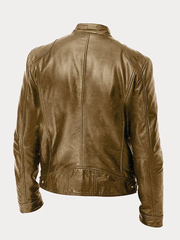 DAVIDE® - Casual Leather Jacket