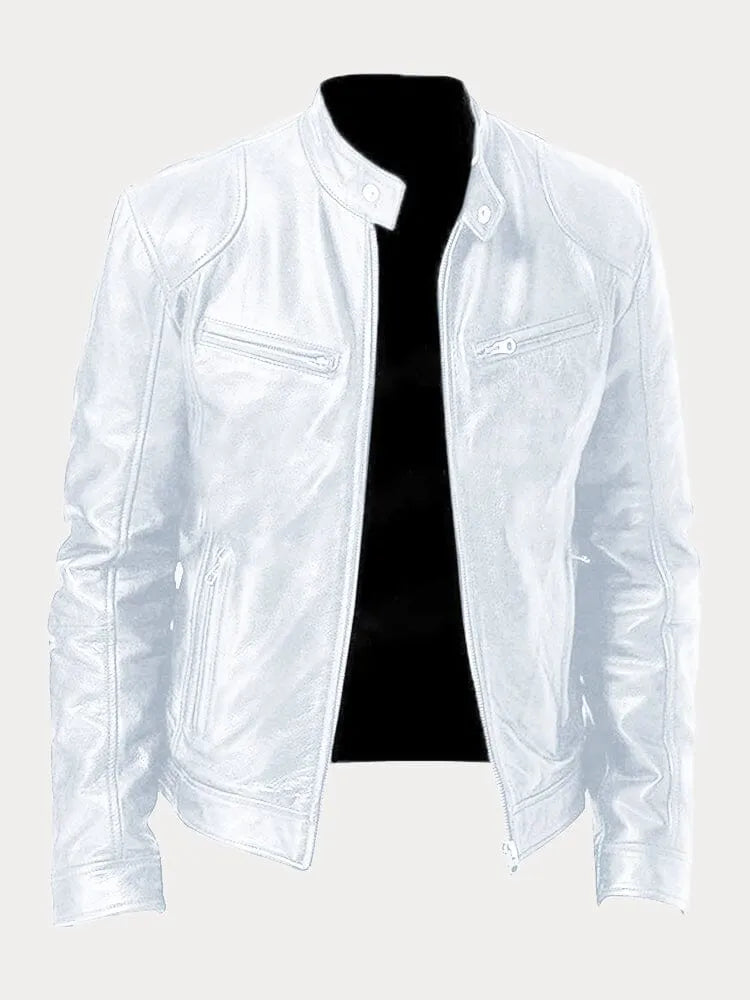 DAVIDE® - Casual Leather Jacket