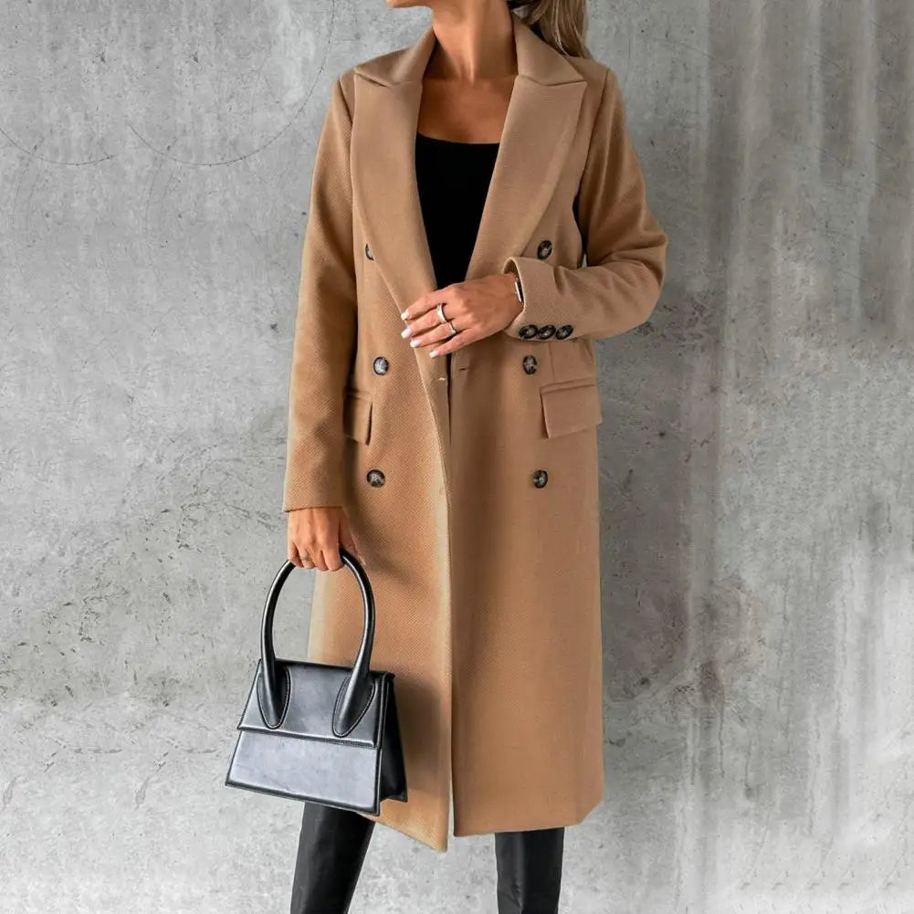 Judith™ Elegant Wool Trenchcoat