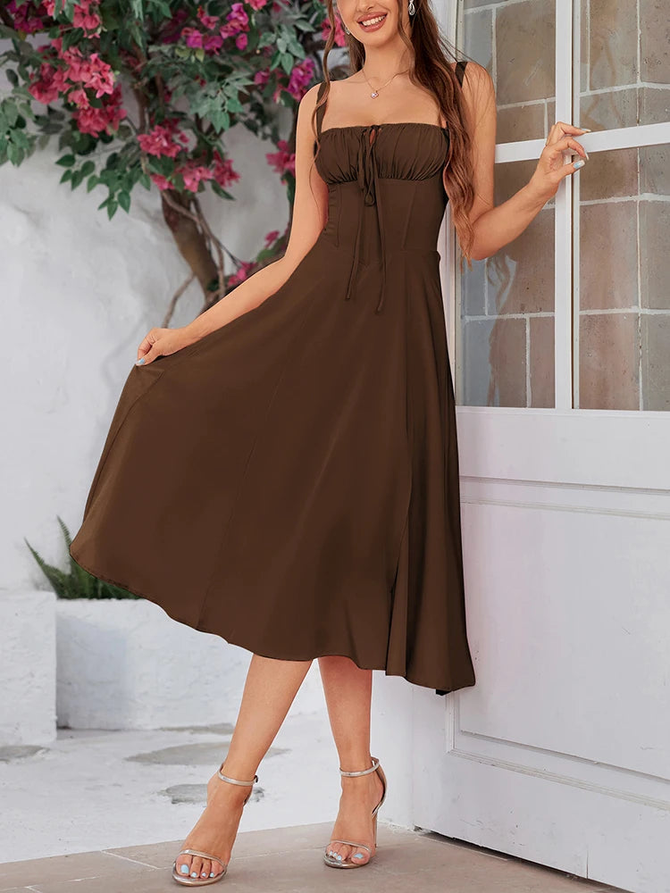 Lesley - Elegant Sculpting Maxi Dress