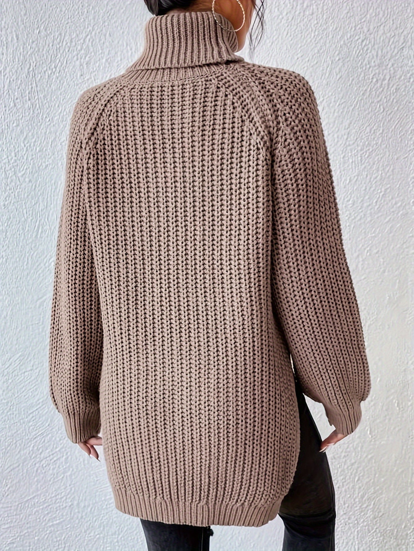 Isabella™ Knitted Turtleneck Sweater