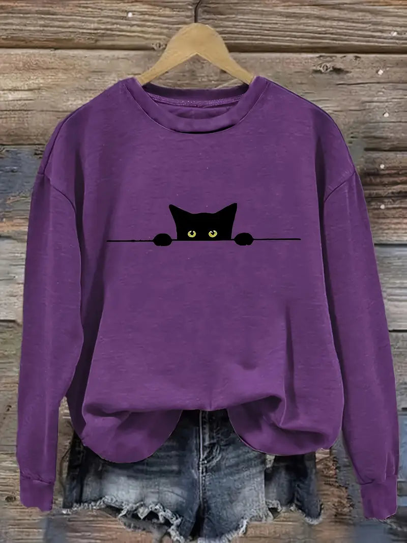 Evelyn™ Casual Cat Sweatshirt