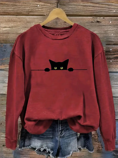 Evelyn™ Casual Cat Sweatshirt