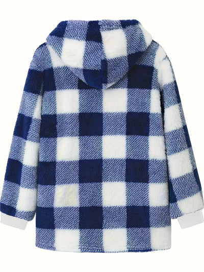 Mary™ Cozy Plaid Jacket