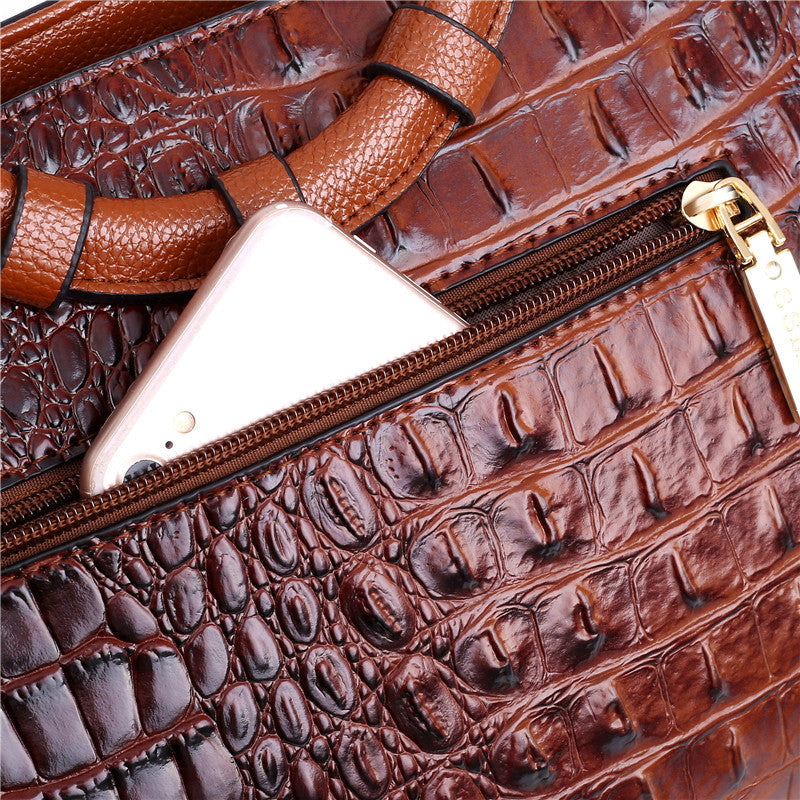 Valentina® | Classic Croc Vintage Versatile Bag